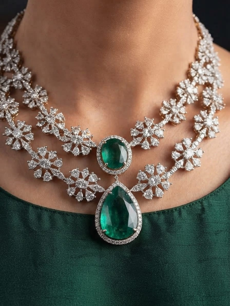Evelina Royal AD Necklace Set