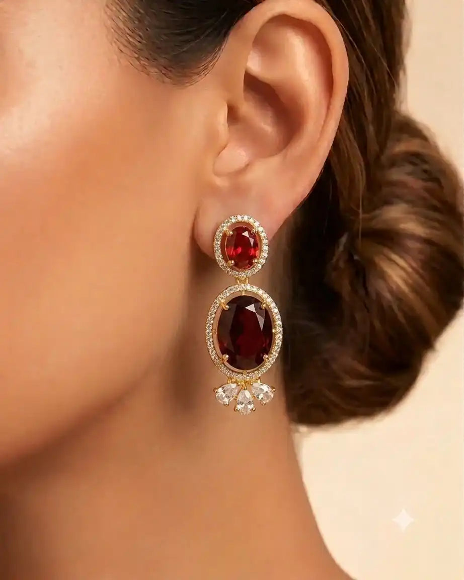 Veloura Diamond Drop Earrings