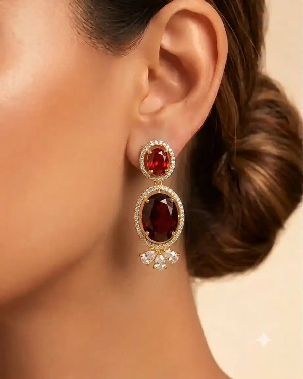 Veloura Diamond Drop Earrings