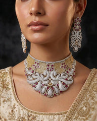Vionelle Luxe Diamond Necklace Set