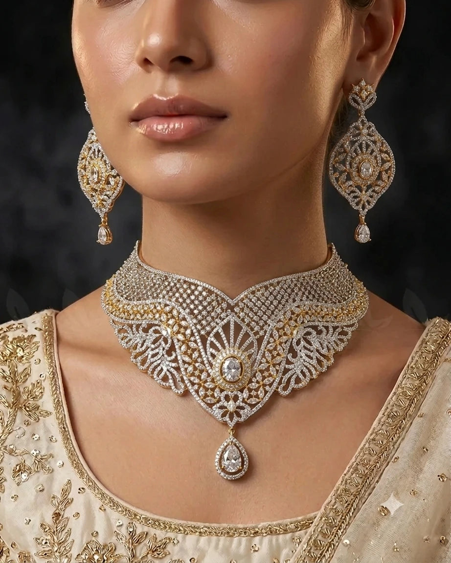Lunaria Sparkle Necklace Set