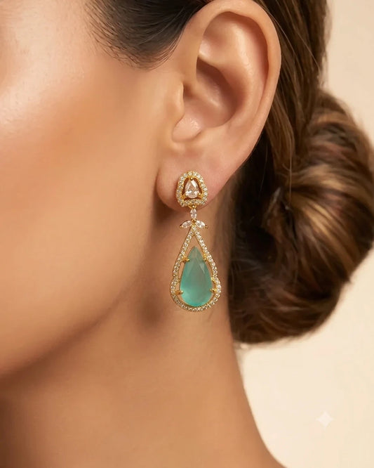 Luxe American Diamond Earrings