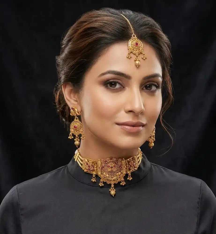 Rajwadi Royal Bridal Choker Set