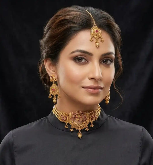 Rajwadi Royal Bridal Choker Set