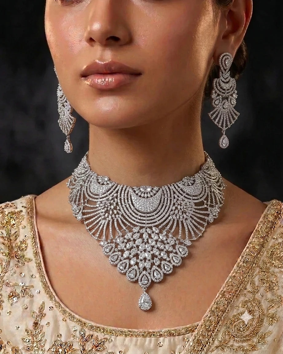 Asteria Royale American Diamond Set
