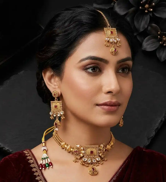 Rajwadi Heritage Choker Set