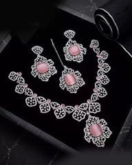 Opulent AD Necklace Set