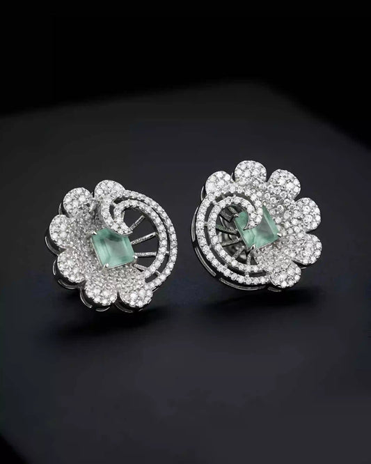 Elegant AD Stud Earrings