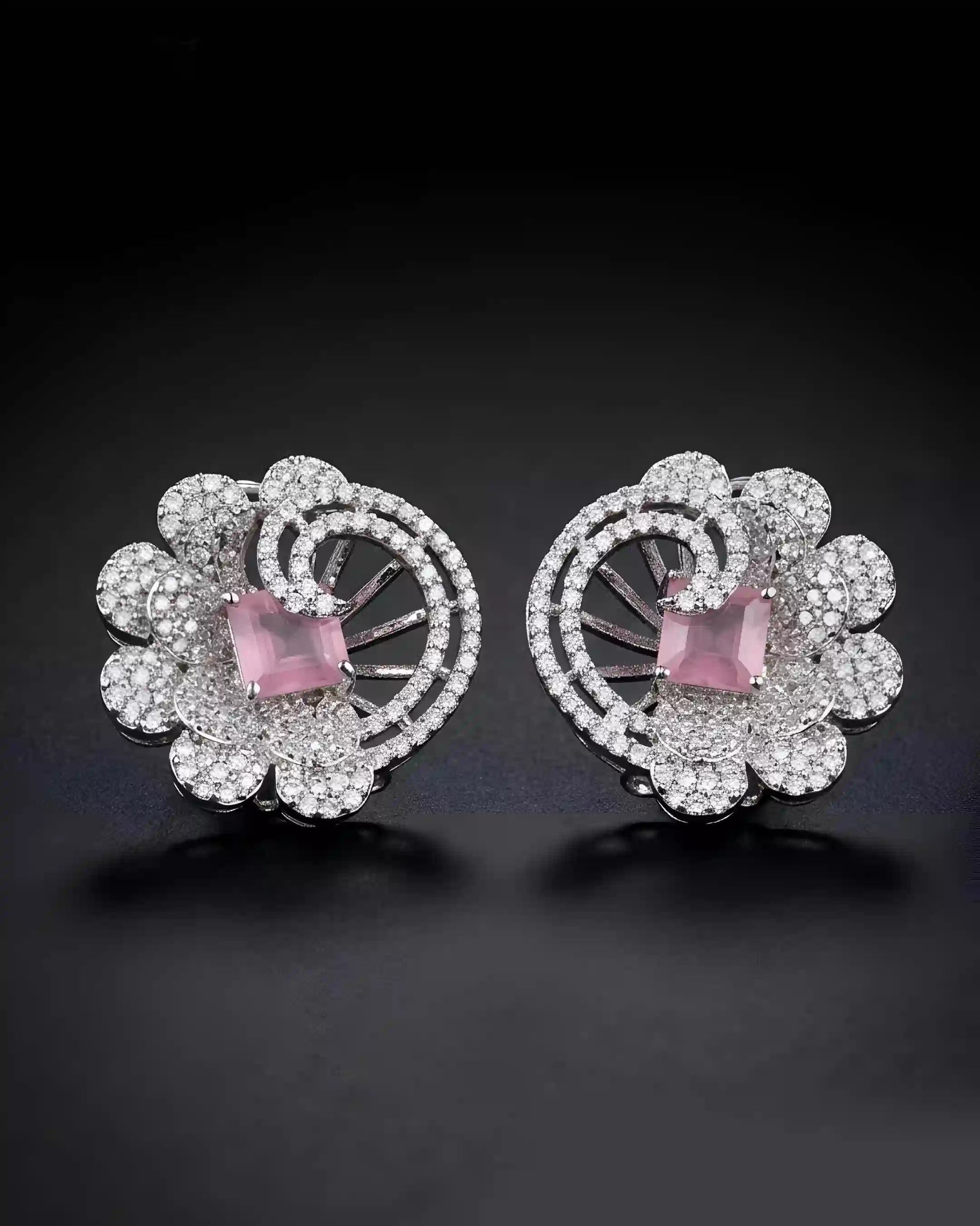Elegant AD Stud Earrings