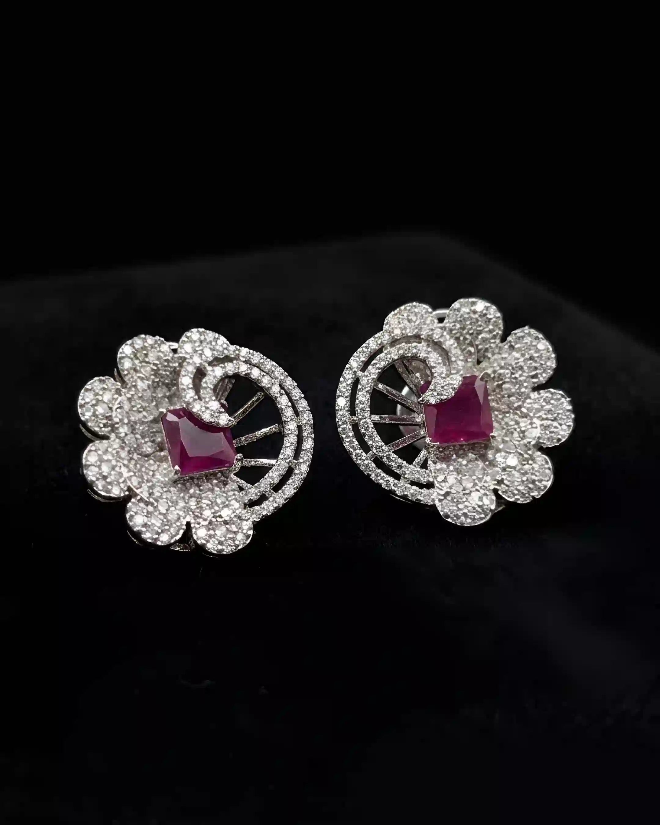 Elegant AD Stud Earrings