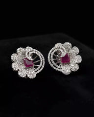 Elegant AD Stud Earrings