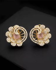 Elegant AD Stud Earrings