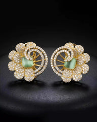 Elegant AD Stud Earrings