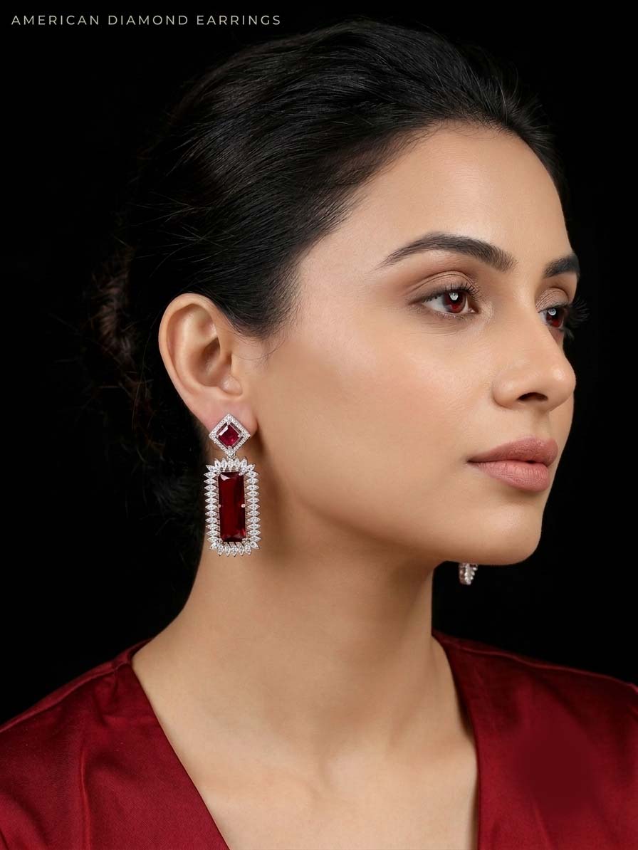 Elara Crystal AD Earrings