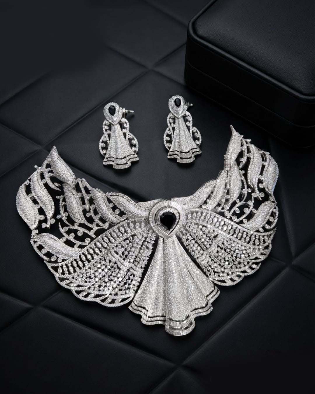 Aurielle American Diamond Necklace Set