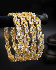 Elegant American Diamond Bangles