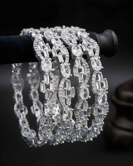Elegant American Diamond Bangles