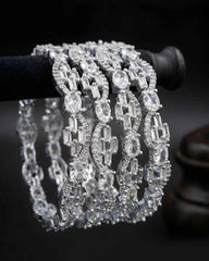 Elegant American Diamond Bangles