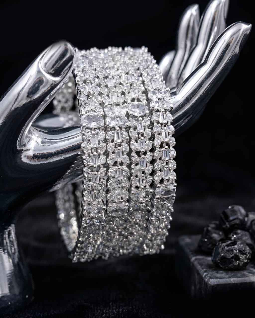 Royal Sparkle Bangle Set