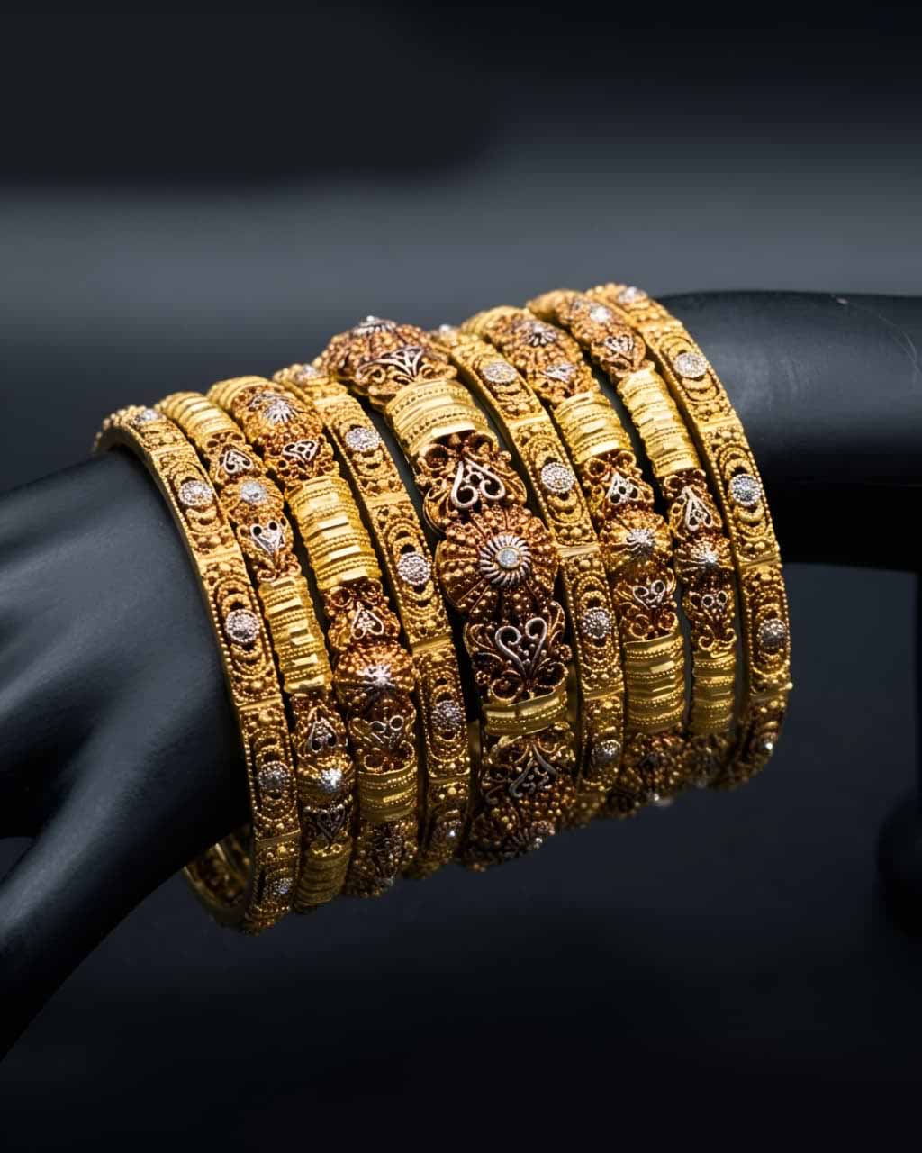Only Pre Order 15 Days Delivery Premium Finish Gold Bangles