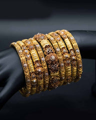 Only Pre Order 15 Days Delivery Premium Finish Gold Bangles