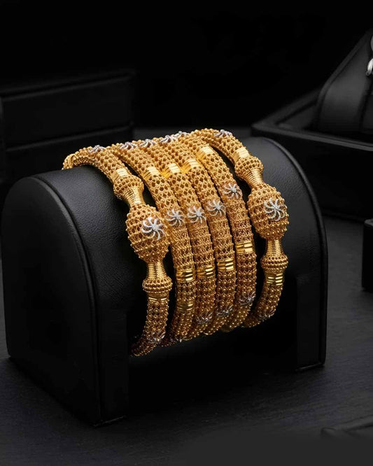 Only Pre Order 15 Days Delivery Traditional Style Gold Bangles