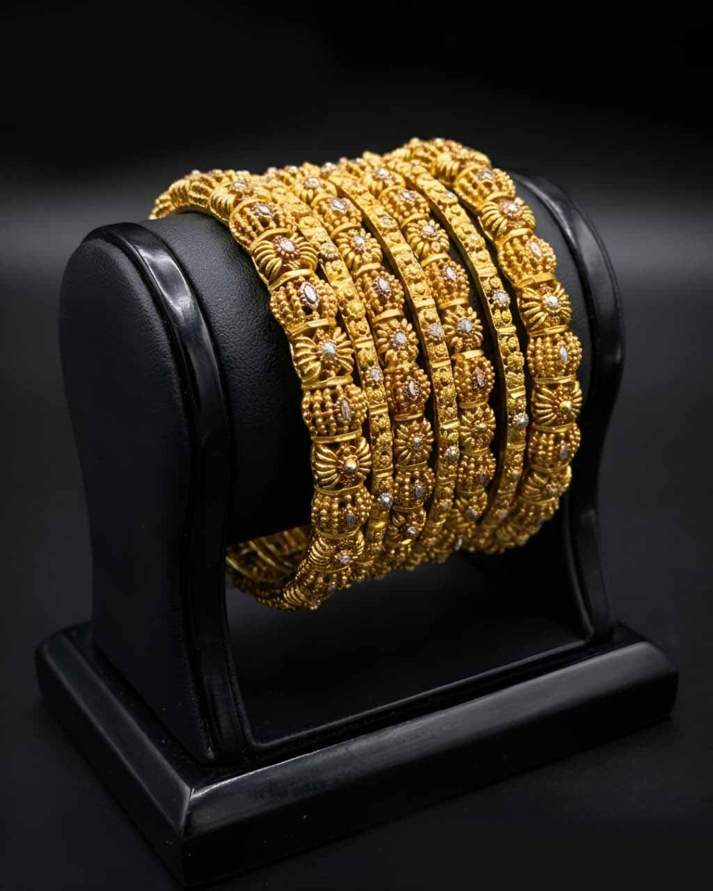 Only Pre Order 15 Days Delivery Designer Gold Plated Bangles
