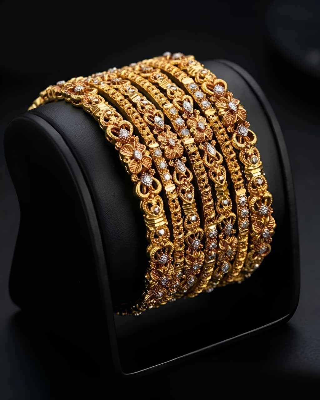 Only Pre Order 15 Days Delivery Glossy Finish Gold Bangles