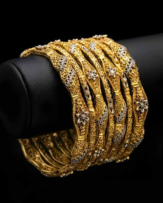 Only Pre Order 15 Days Delivery Royal Touch Gold Bangles