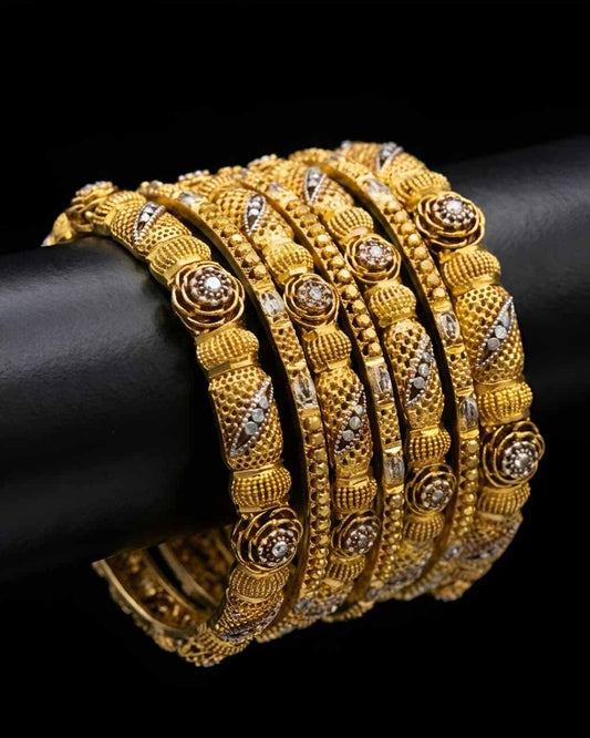 Only Pre Order 15 Days Delivery Classic Stack Gold Bangles