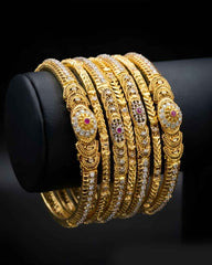 Only Pre Order 15 Days Delivery Modern Gold Bangles