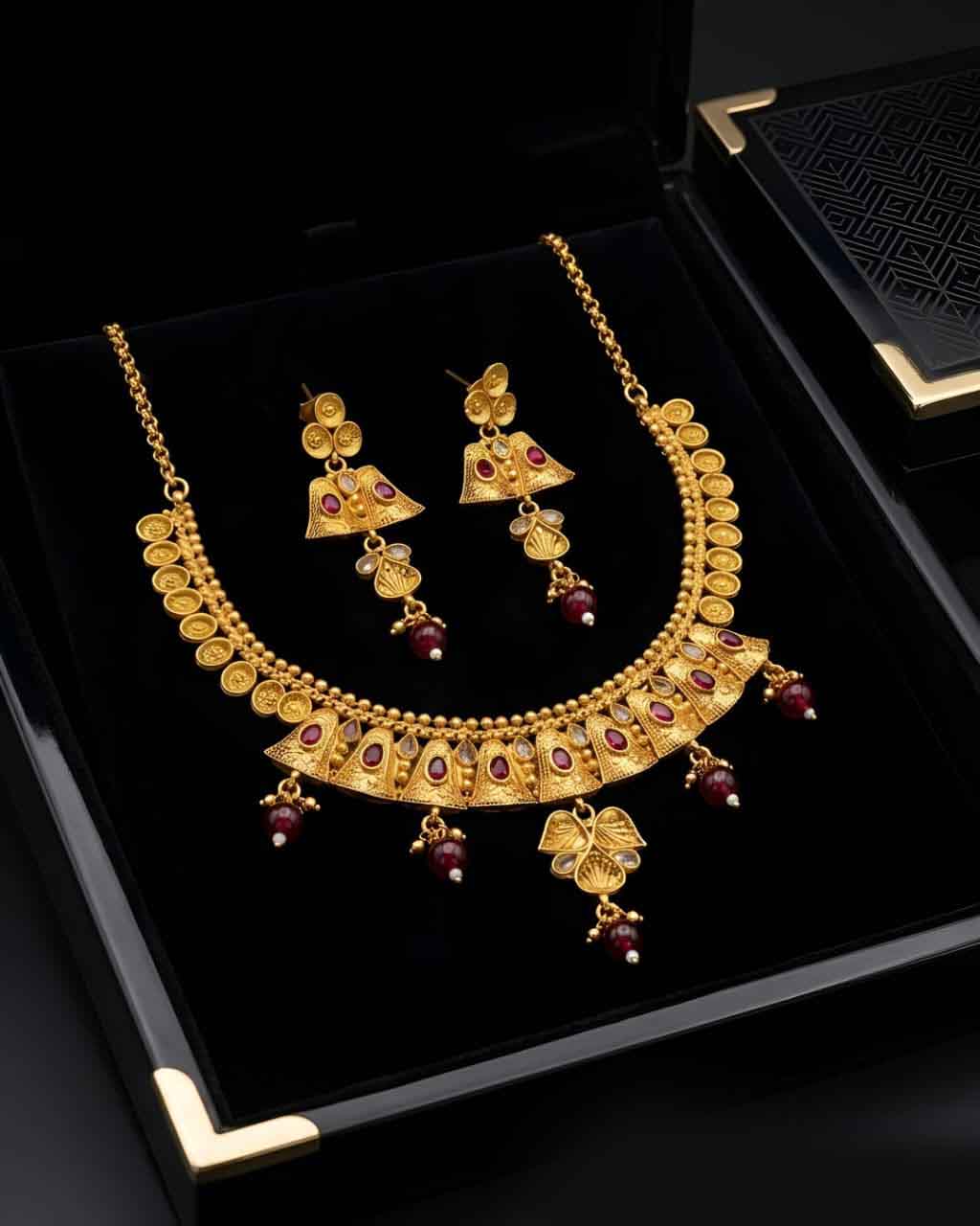 Rajwadi Royal Necklace Set
