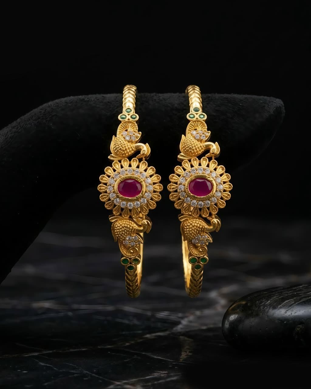 Elegant South Indian Bangle Set