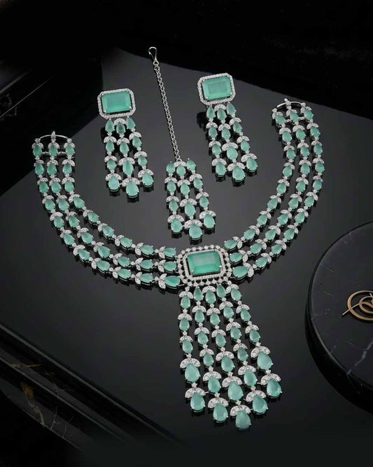 Veloura AD Necklace Set