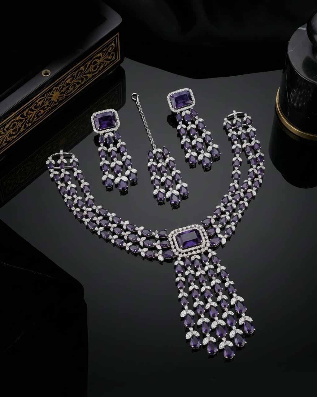 Veloura AD Necklace Set