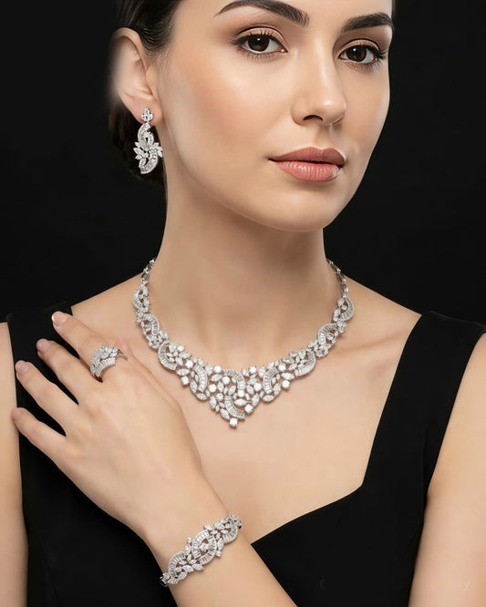 Korean Zircon Luxe Set