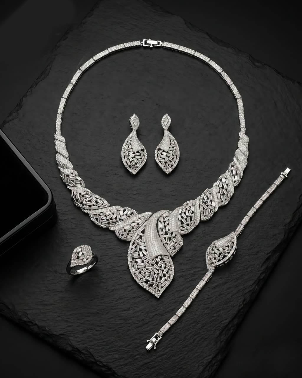 Korean Zircon Trio Set