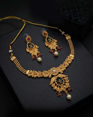 Noor Mahal Rajwadi Necklace Set