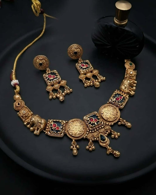 Meher Rajwadi Necklace Set