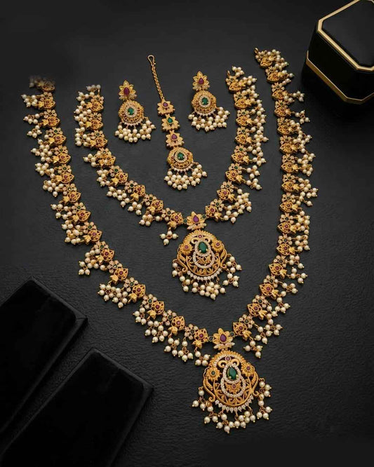 Elyndra South Indian Mala Set