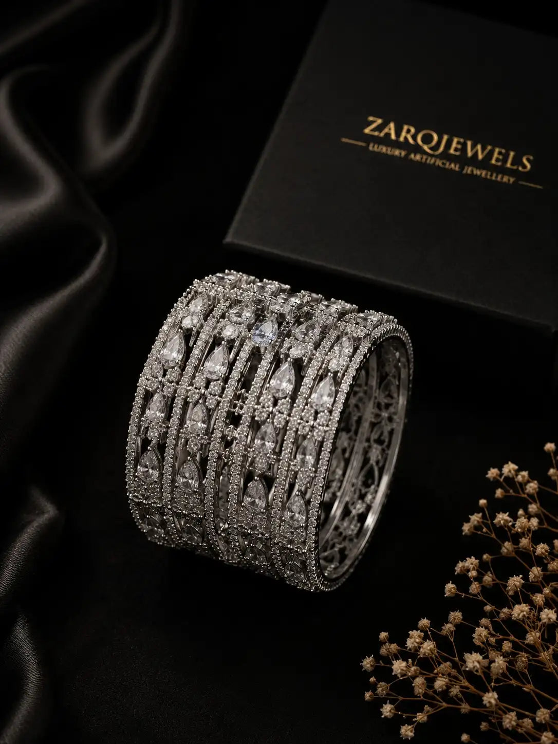 Premium Stone American Diamond Bangle