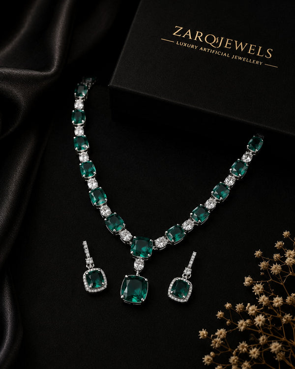 Avira American Diamond Necklace Set