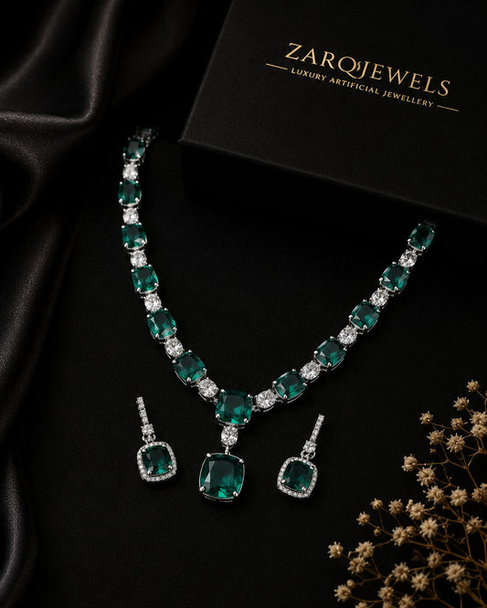 Avira American Diamond Necklace Set