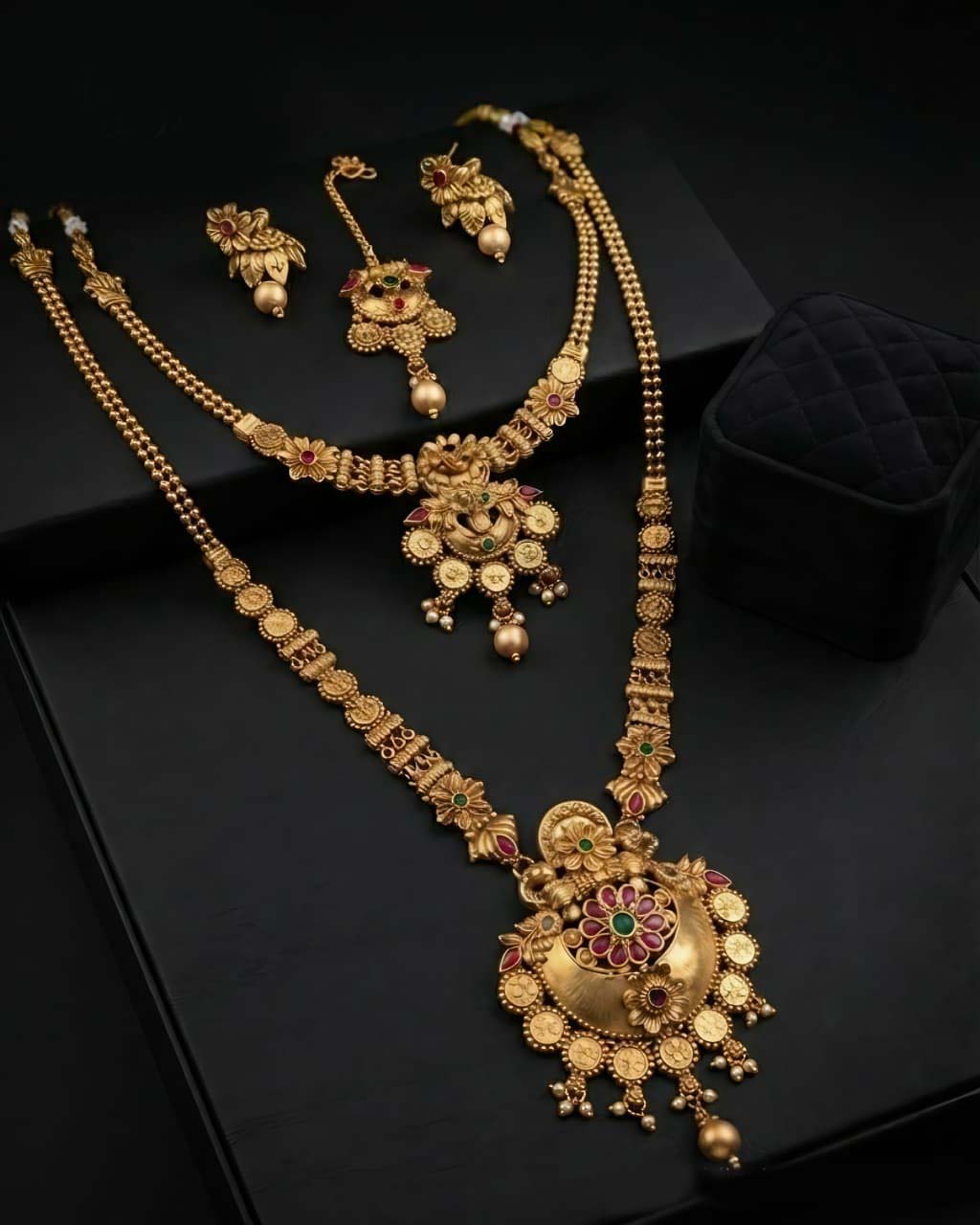 Heritage Rajwadi Necklace & Tikka Set