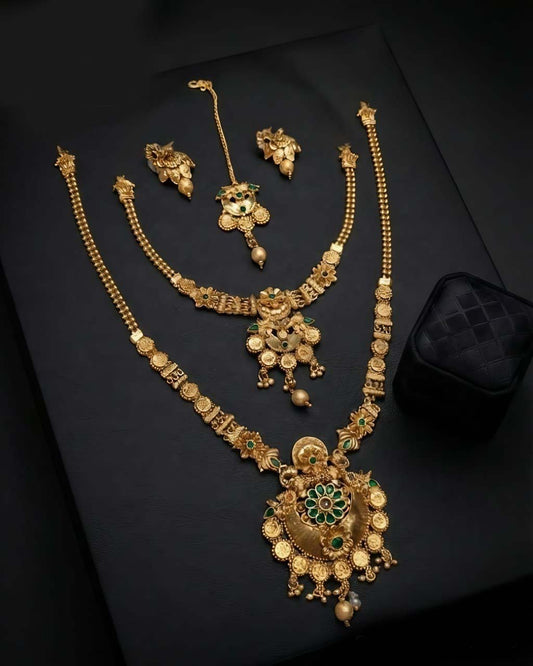 Heritage Rajwadi Necklace & Tikka Set