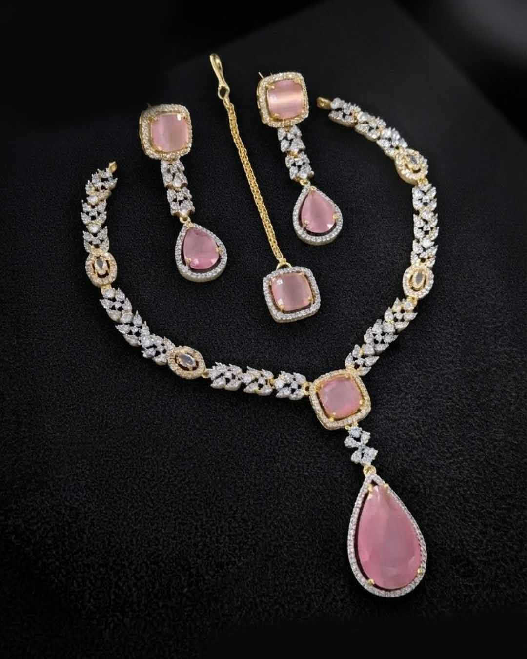 Ayra American Diamond Necklace Set