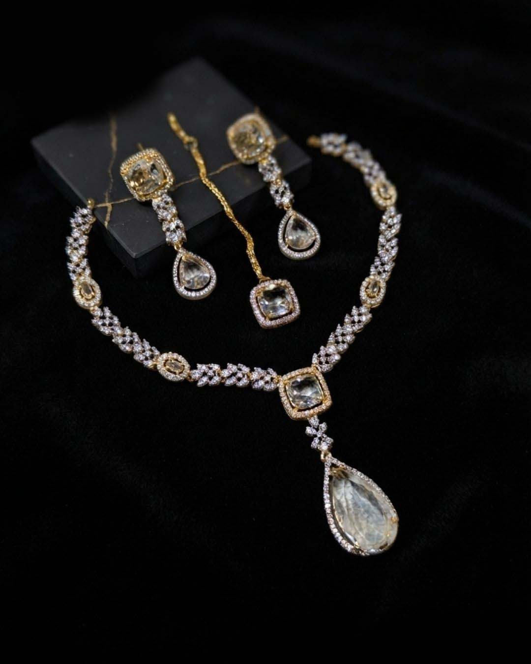 Ayra American Diamond Necklace Set