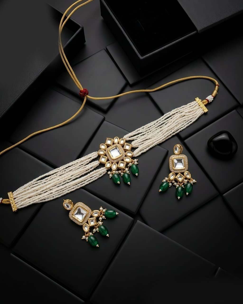 Luxury Kundan Choker Set