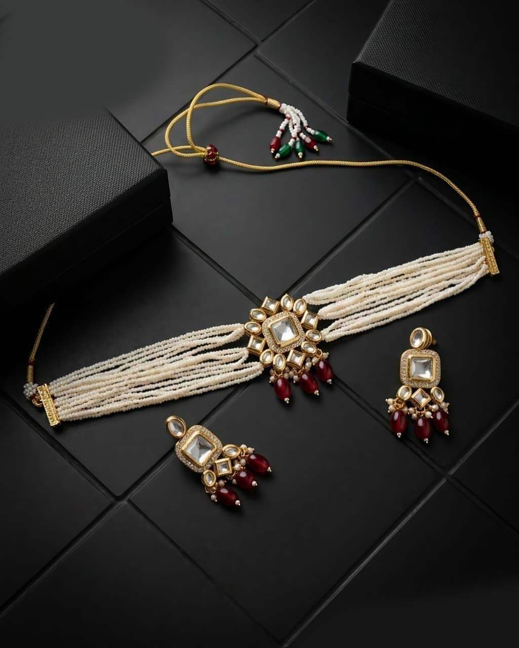 Luxury Kundan Choker Set