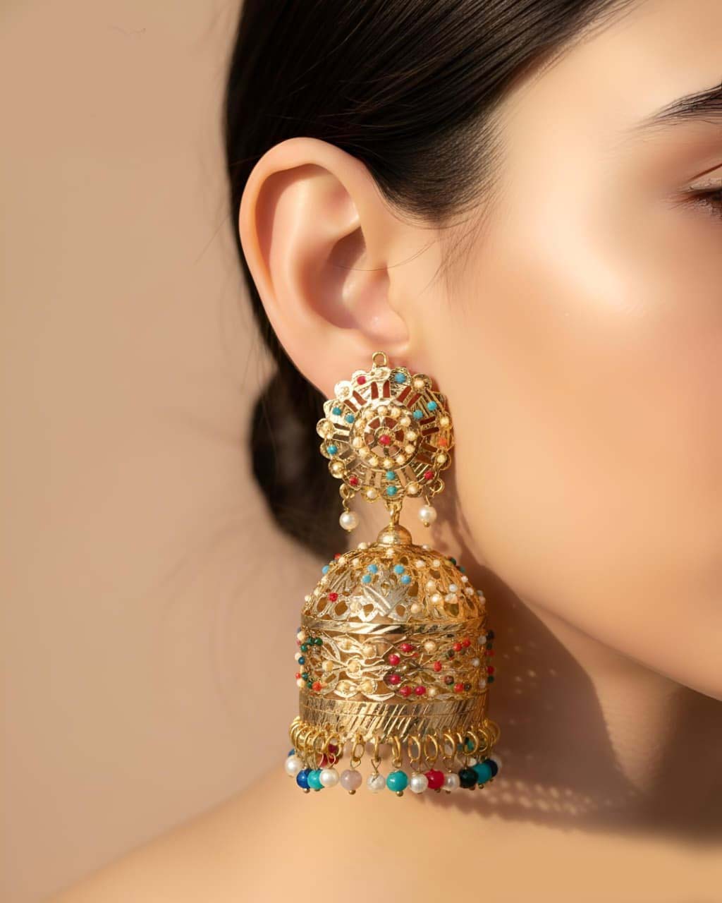 Premium Hyderabadi Jhumka Earrings